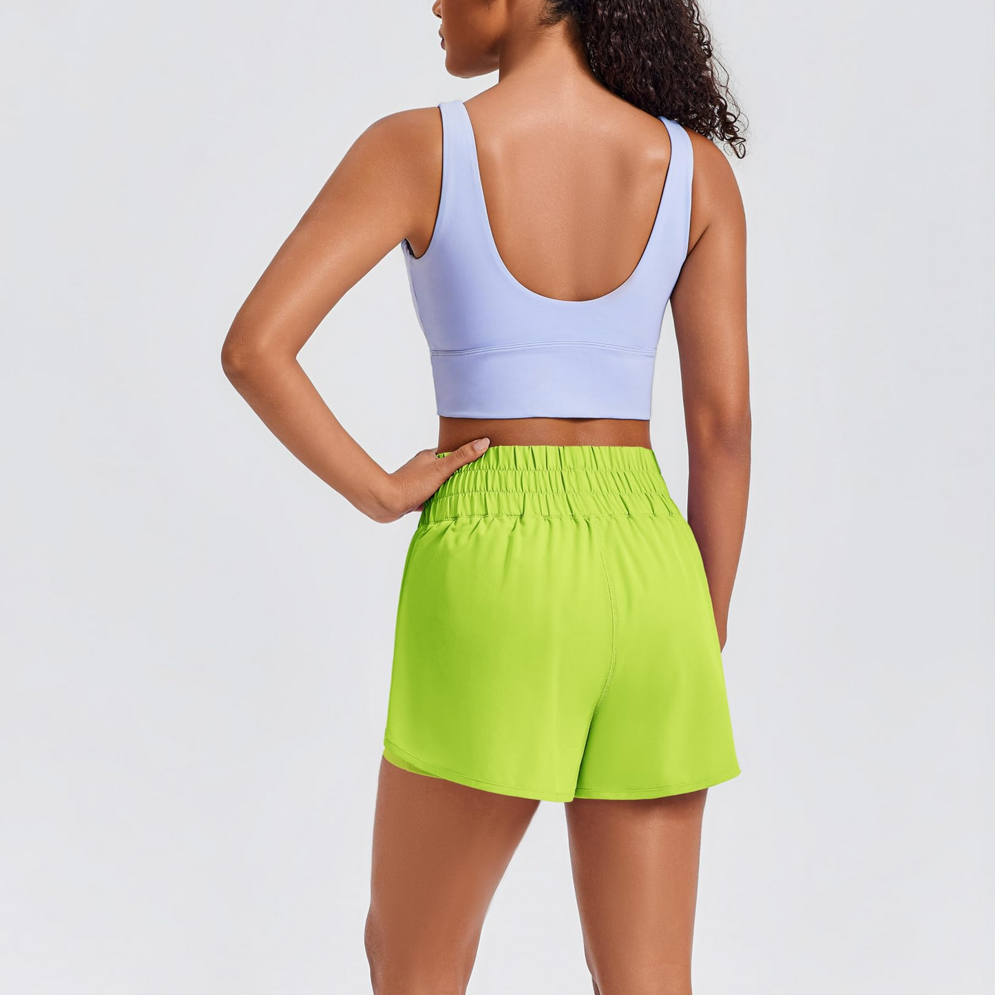 🔥Limited time clearance🔥Anti-exposure sports shorts with built-in inner layer and convenient side pockets
